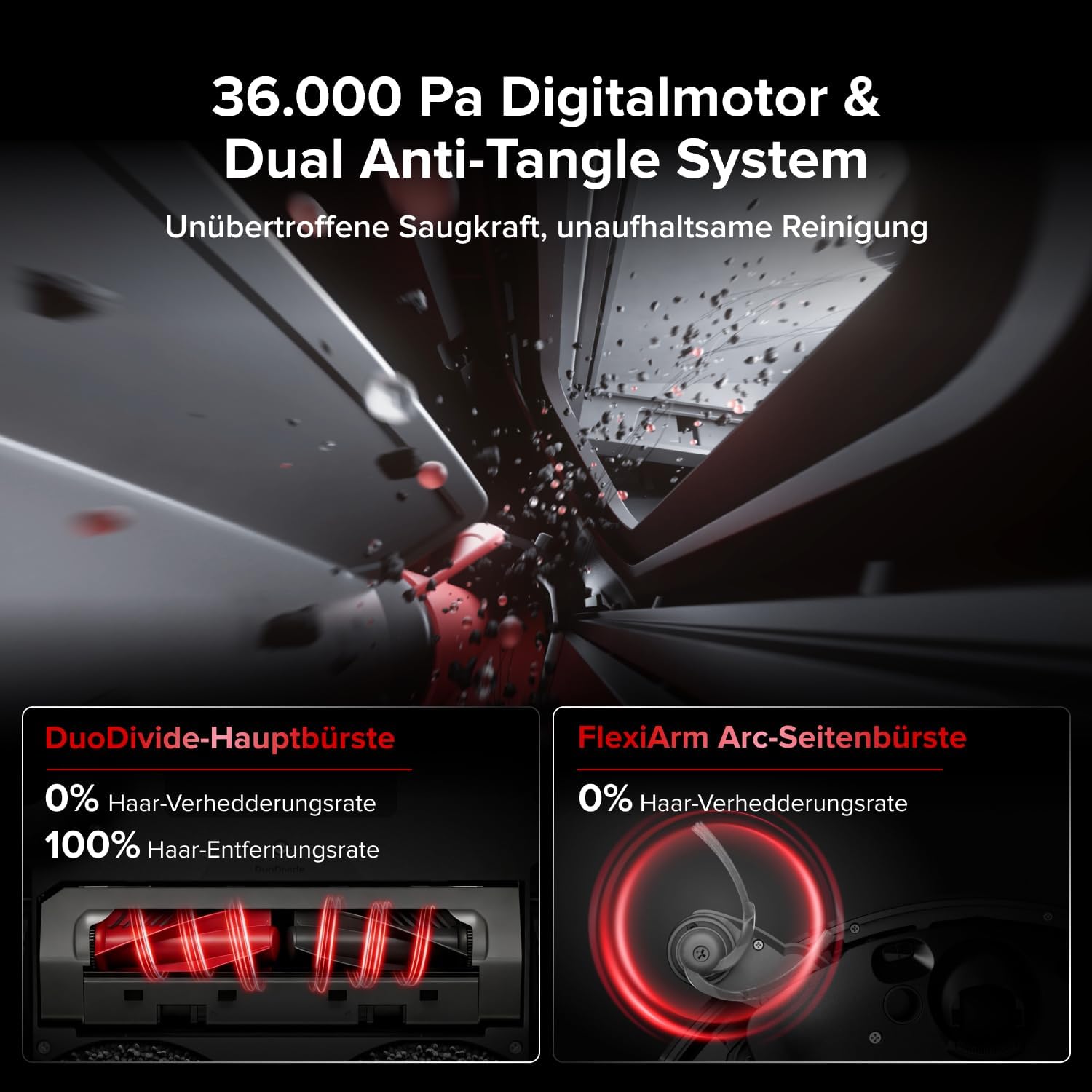 roborock Saros 20 Saugroboter mit Wischfunktion&angebbarem Wischmopp, AdaptiLift Chassis 3.0, 36.000 Pa Saugkraft, Autonomes StarSight System 2.0, DirTect-Technologie, Brandneues RockDock