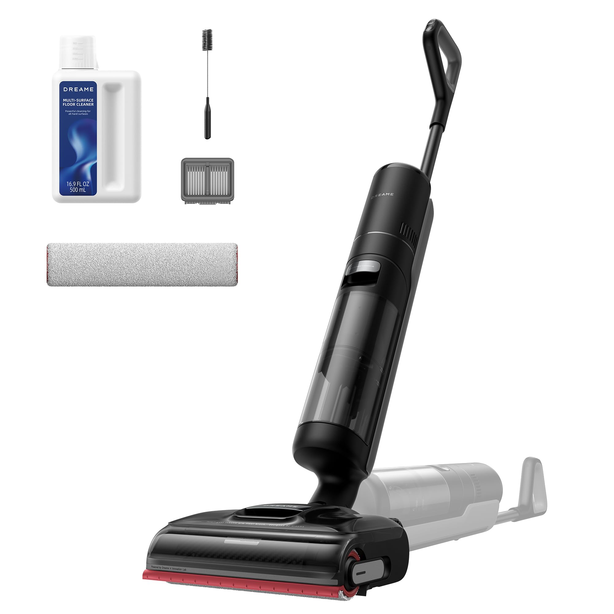 dreame H15 Pro Heat Nass- und Trockensauger, 85° C Wasser, GapFree AI-Roboterarm, RGB-Erkennung, 22.000 Pa Saugleistung, Haarentwirrung, 100° C Bürstenreinigung, 5 Min. 90° C Trocknung, App-Steuerung